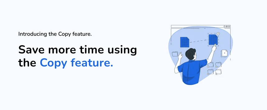 Introducing the copy feature - banner